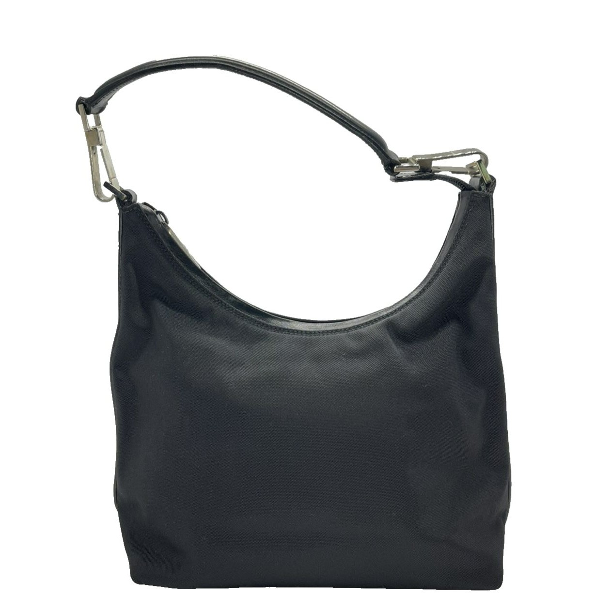 Gucci Black Nylon Hand Bag Shoulder Bag Made In Italy/44